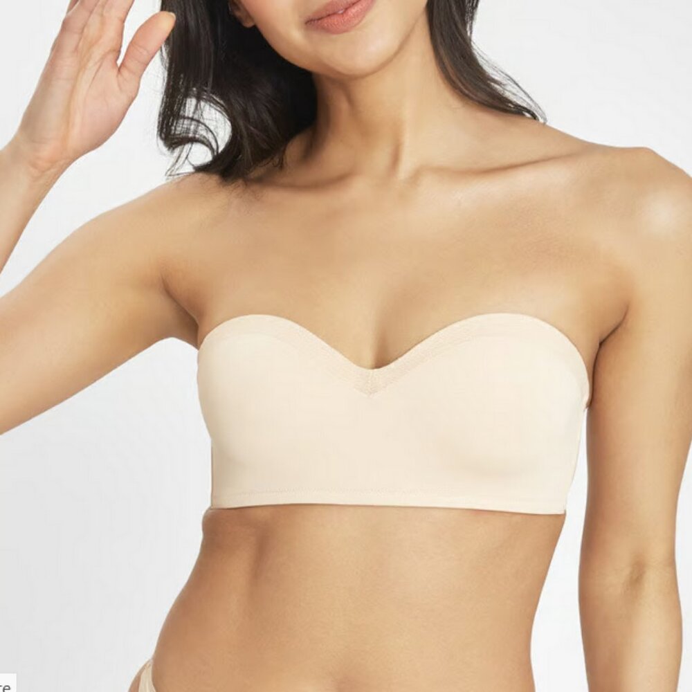 Lively  No-Wire Strapless Bra size XS NWT in Toasted Almond